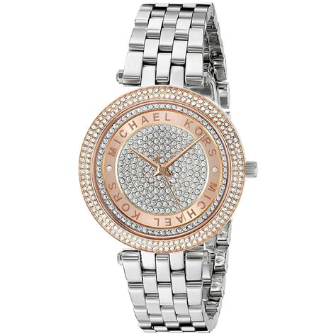 michael kors women's mini darci silver tone watch mk3446|Darci Mini Two.